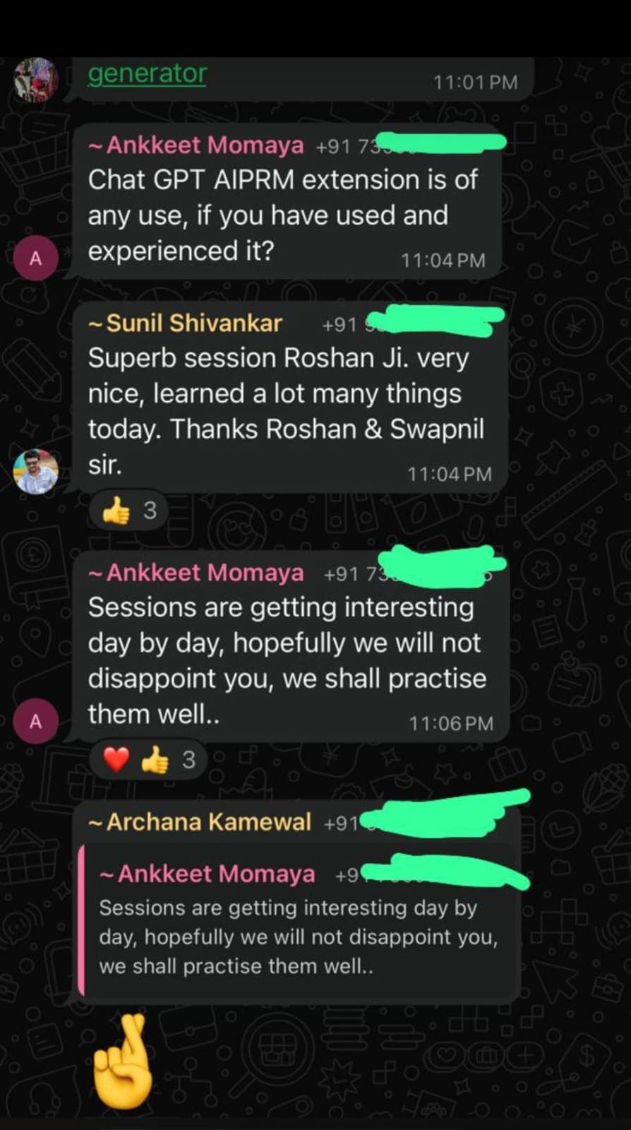 Student feedback 3