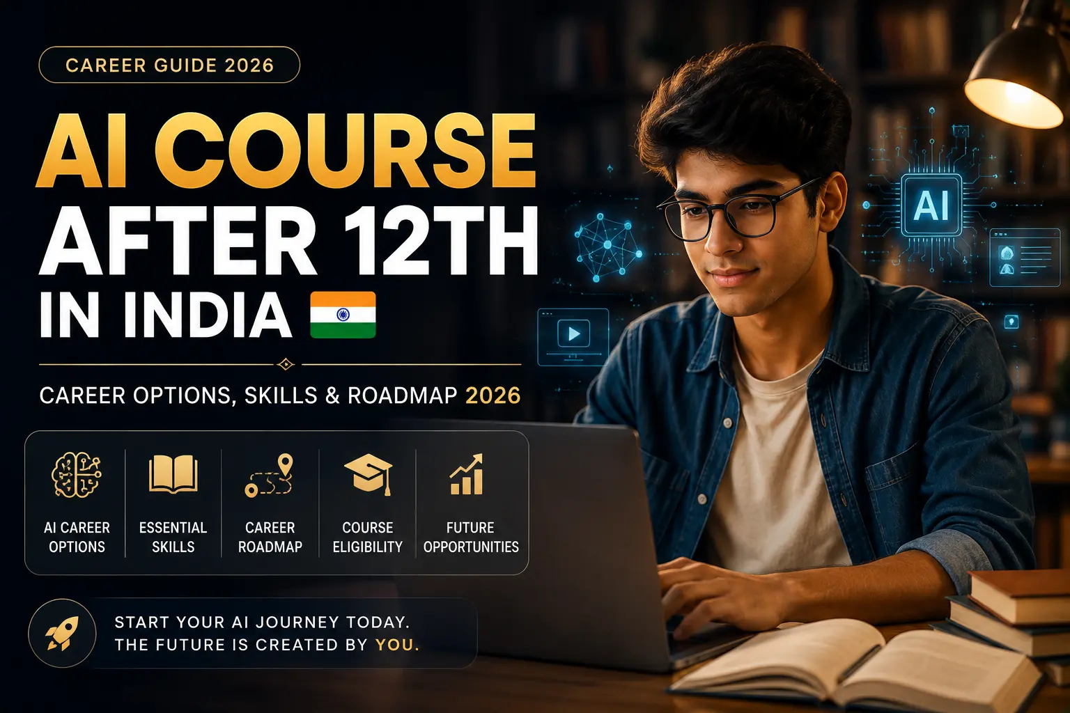 AI Course After 12th in India: Career Options, Skills & Roadmap 2026 | Savvy Indians