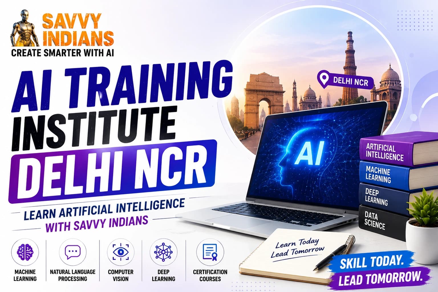 AI Training Institute Delhi NCR | Learn Artificial Intelligence with Savvy Indians
