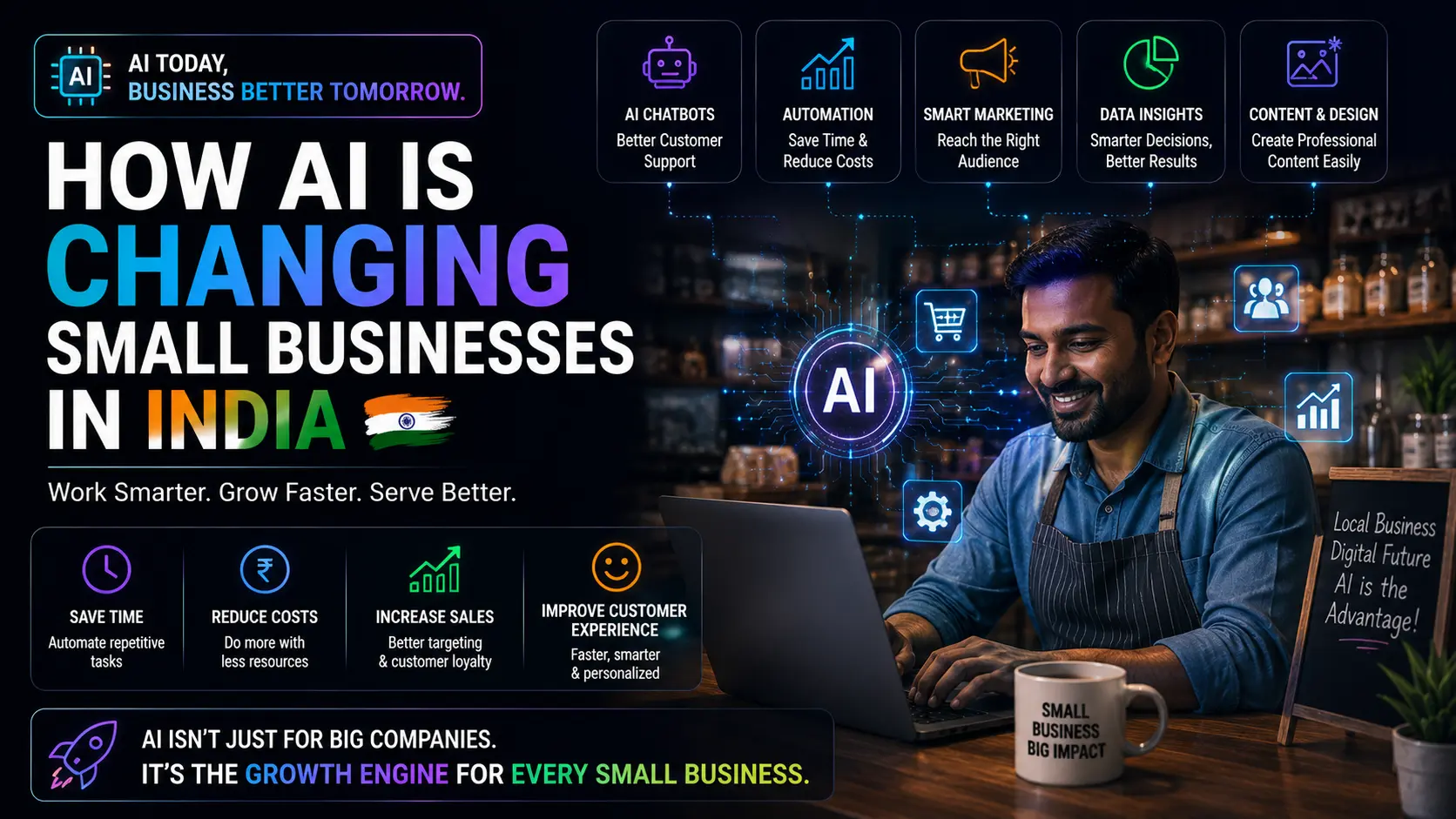 How AI Is Changing Small Businesses in India