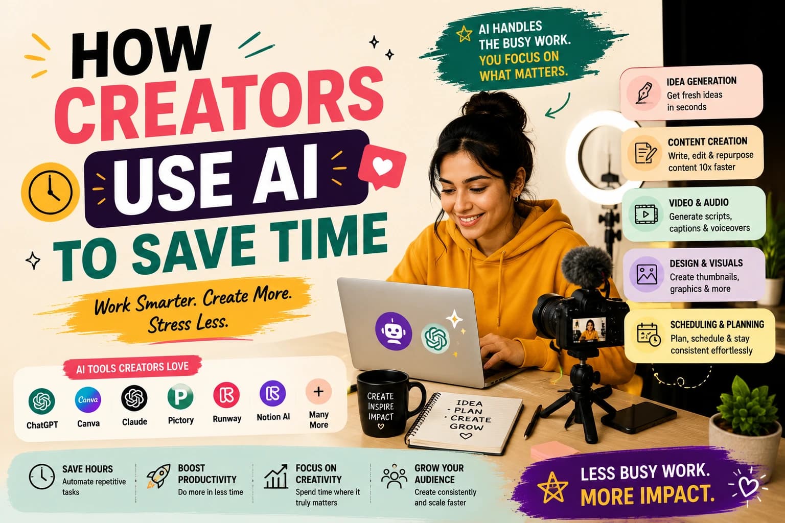 How Creators Use AI to Save Time Without Losing Their Voice