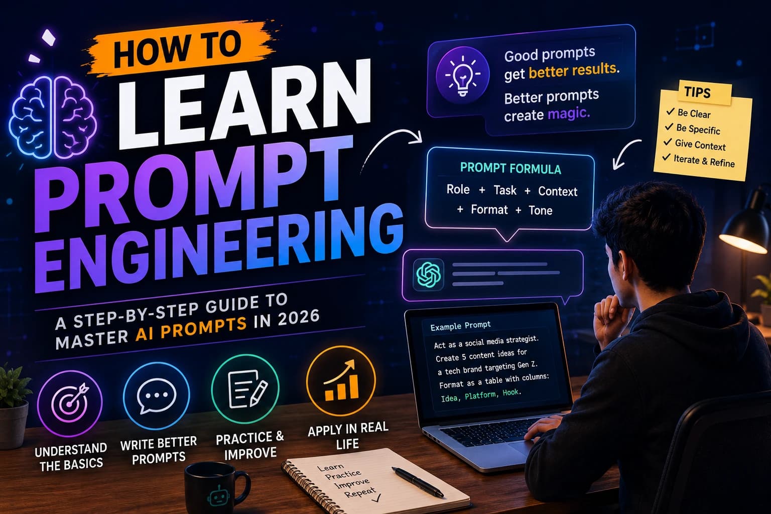 How to Learn Prompt Engineering: A Beginner-Friendly Guide