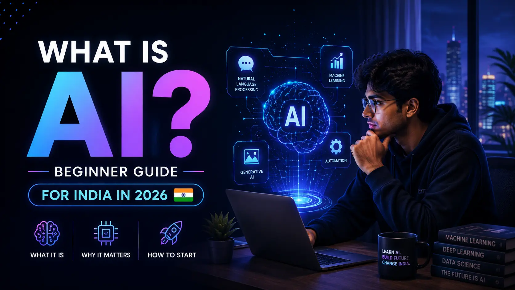 What Is AI? Beginner Guide for India in 2026