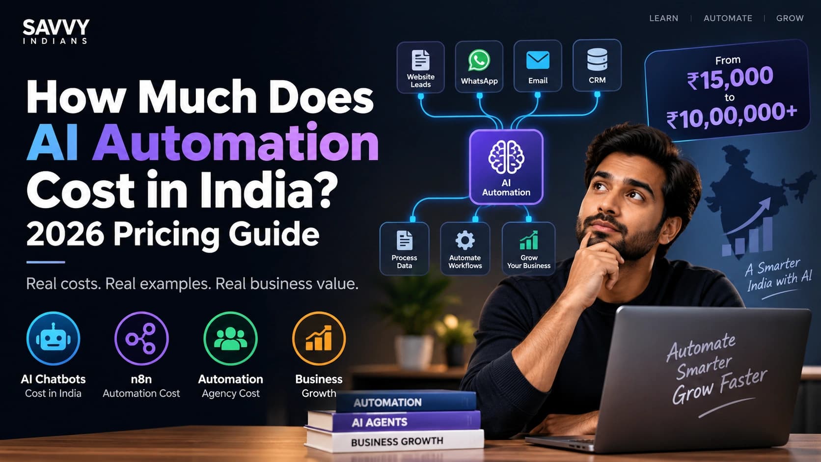 How Much Does AI Automation Cost in India? 2026 Pricing Guide